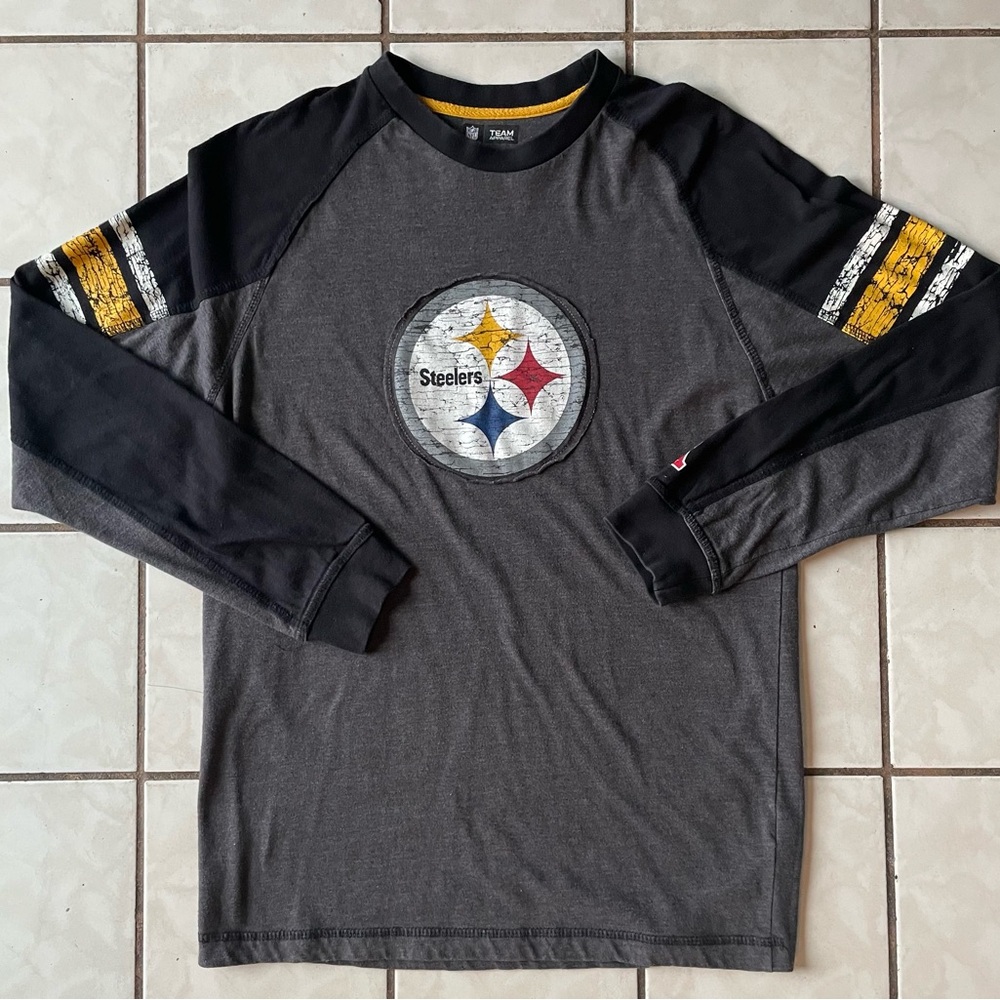 NFL Pittsburgh Steelers “vintage look” l/s Shirt, EUC, men’s size medium!